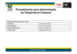 Procedimento para determinação
    de Temperatura Corporal




                                 179
 