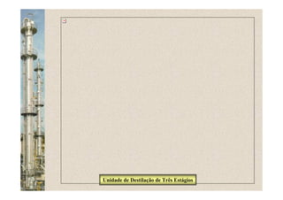 Unidade de Destilação de Três Estágios
 