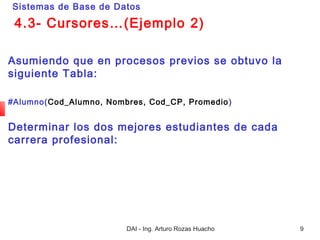 Cursores Slide 9
