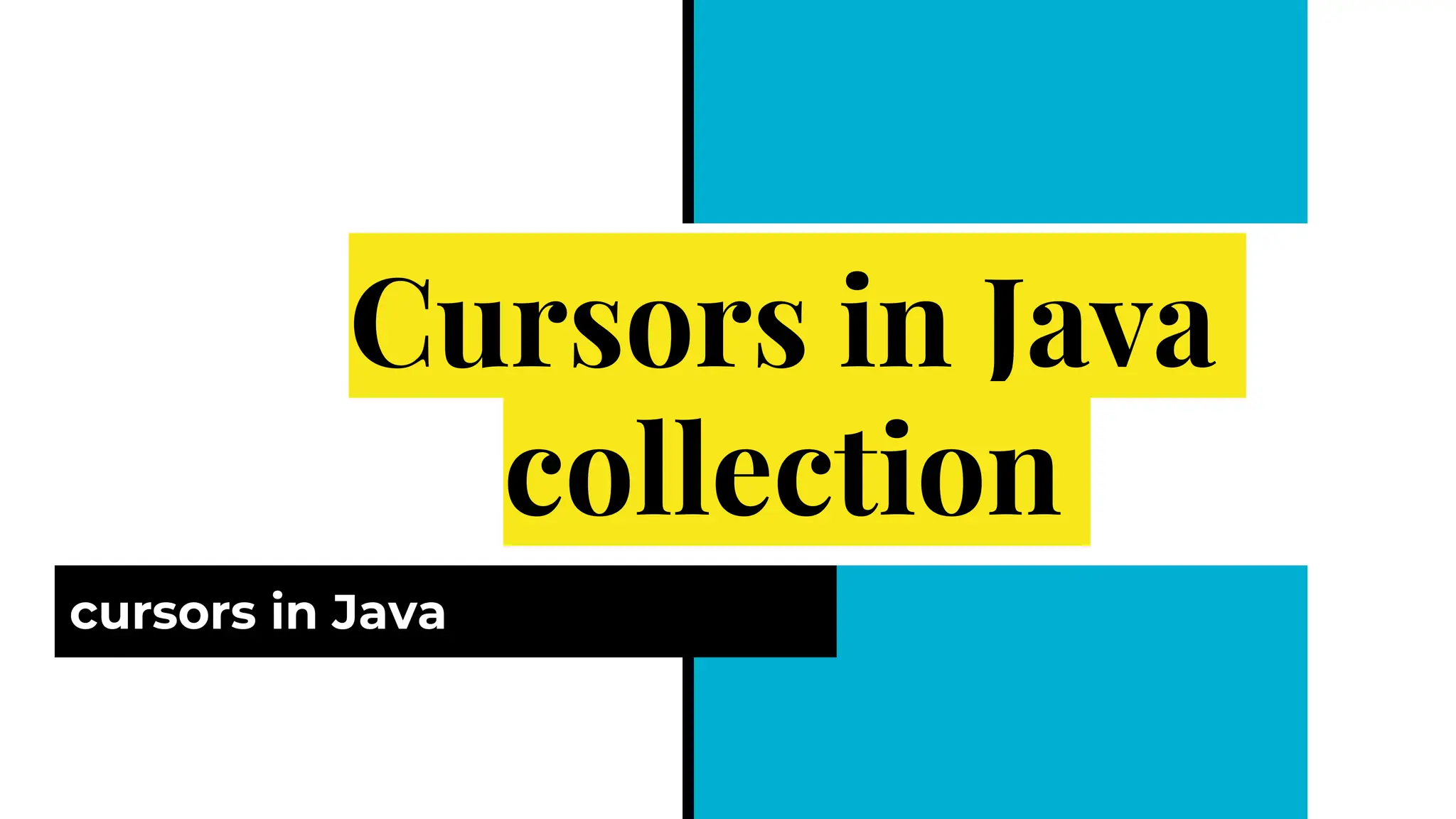 Cursors in java collection - quipoin.pptx
