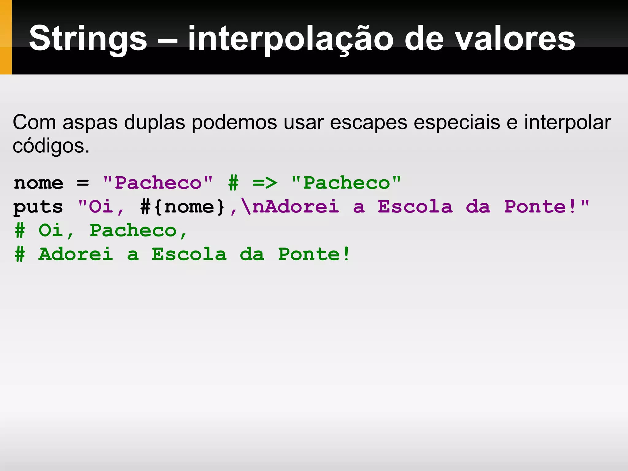 IronRuby  – Implementação em .NET  