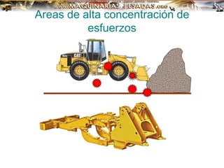 Areas de alta concentración de
esfuerzos
 