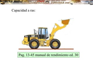 Capacidad a ras:
Pag. 13-45 manual de rendimiento ed. 30
 
