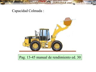 Capacidad Colmada :
Pag. 13-45 manual de rendimiento ed. 30
 
