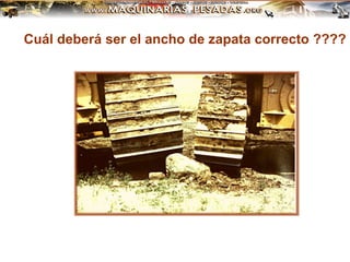 Cuál deberá ser el ancho de zapata correcto ????
 