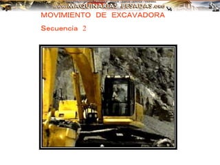 ＭＯＶＩＭＩＥＮＴＯ ＤＥ ＥＸＣＡＶＡＤＯＲＡ
Ｓｅｃｕｅｎｃｉａ 2
 