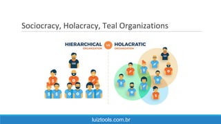 Sociocracy, Holacracy, Teal Organizations
luiztools.com.br
 
