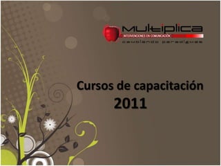 Cursos de capacitación 2011 