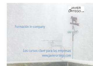 Formación in-company




     Los cursos clave para las empresas
                   www.javierortego.com
 