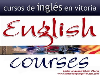 cursos de inglés en vitoria
 