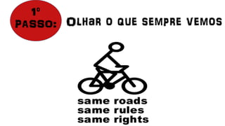 1º
PASSO: Olhar o que sempre vemos
 