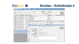 Escalas – Substituição 4
 
