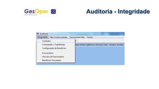 Auditoria - Integridade
 