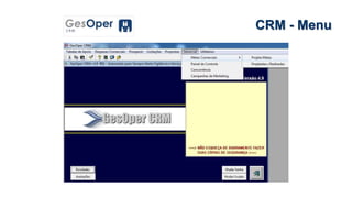 CRM - Menu
 
