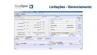 Licitações - Gerenciamento
 