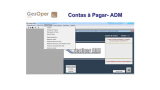 Contas à Pagar- ADM
 