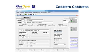 Cadastro Contratos
 