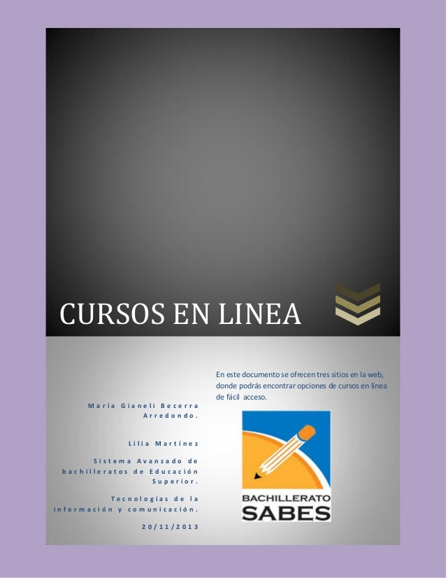Cursos en linea Cursos en linea