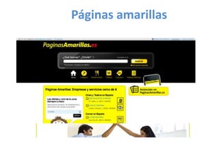Páginas amarillas
 