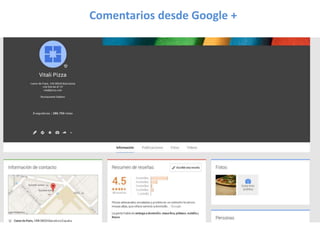 Comentarios desde Google +
 