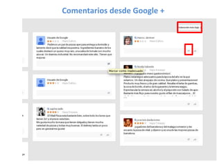 Comentarios desde Google +
 
