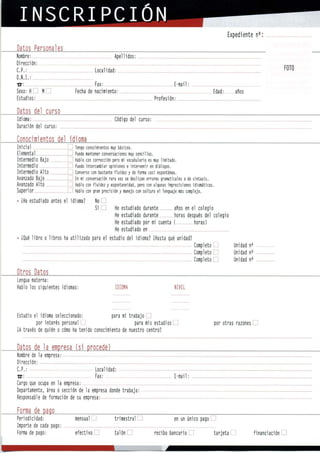 Cursos Idiomas en Vitoria, Espana