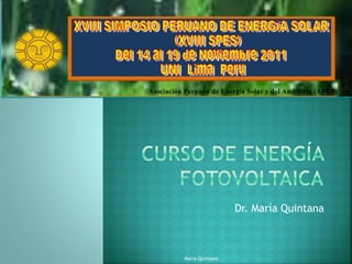 Dr. María Quintana



Maria Quintana
 