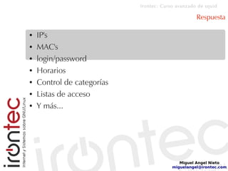 Curso Squid avanzado