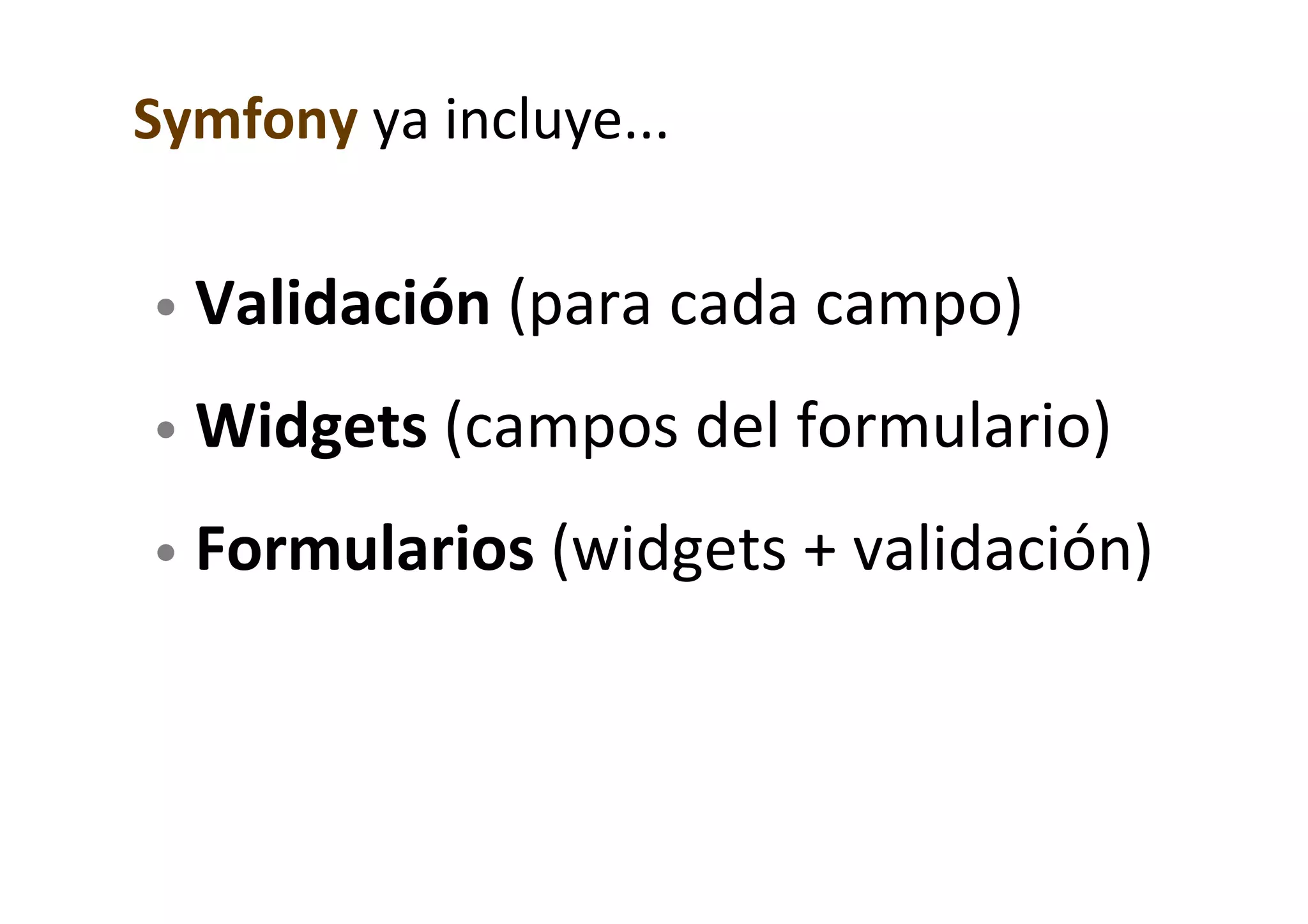 Curso Symfony - Clase 2