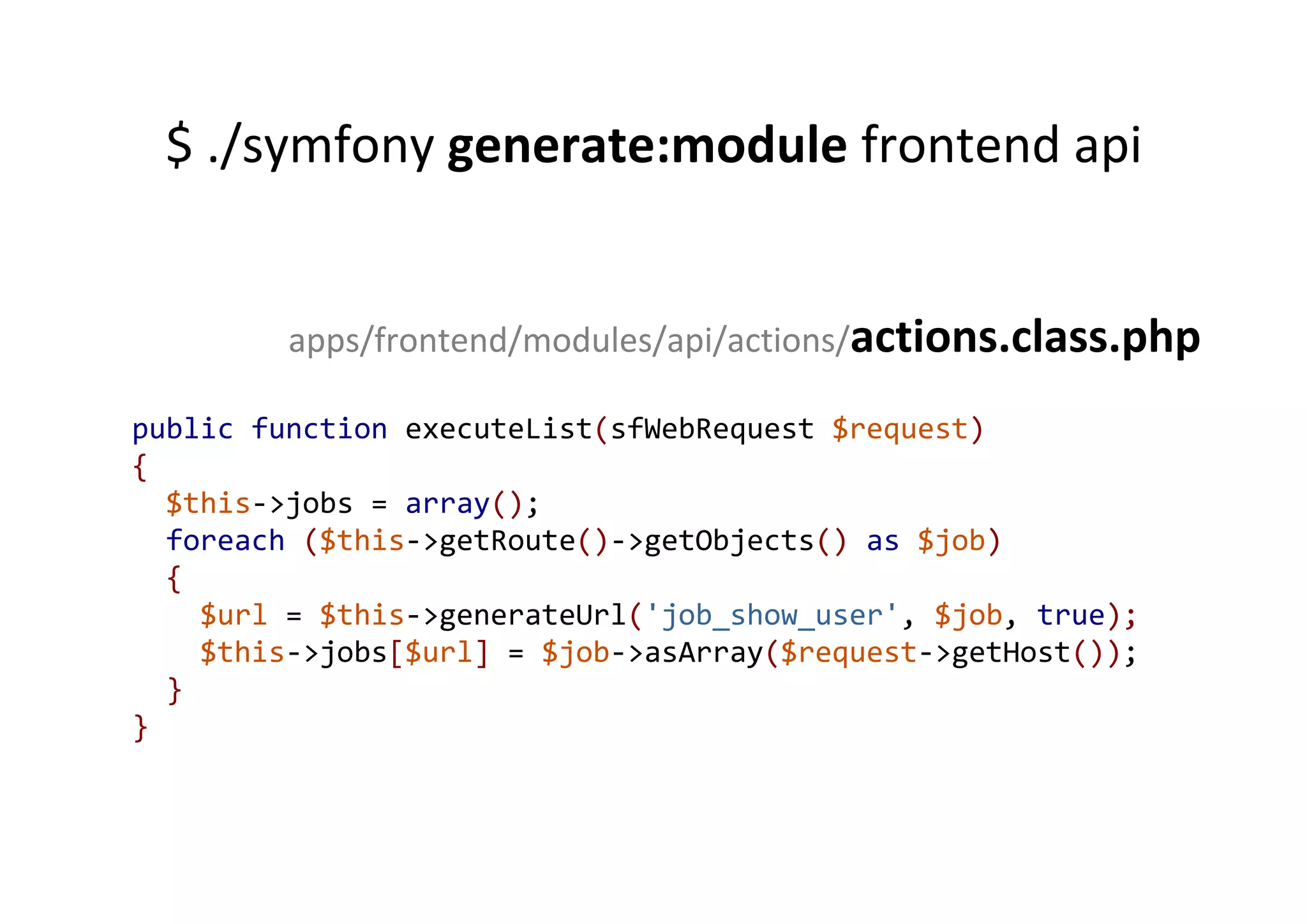 Curso Symfony - Clase 4