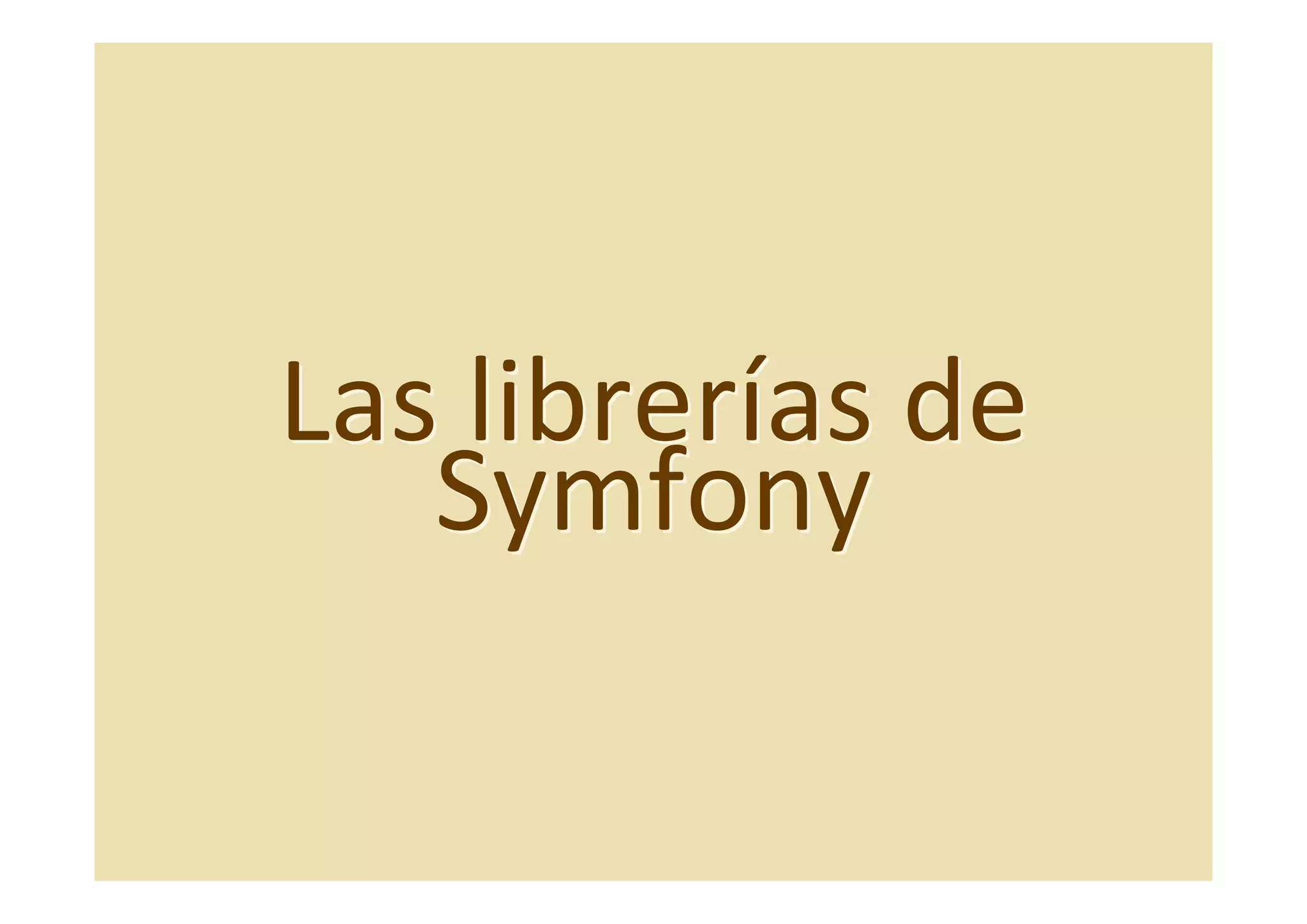 Curso Symfony - Clase 5