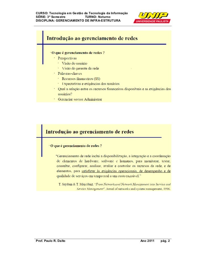 Curso gestao da informacao