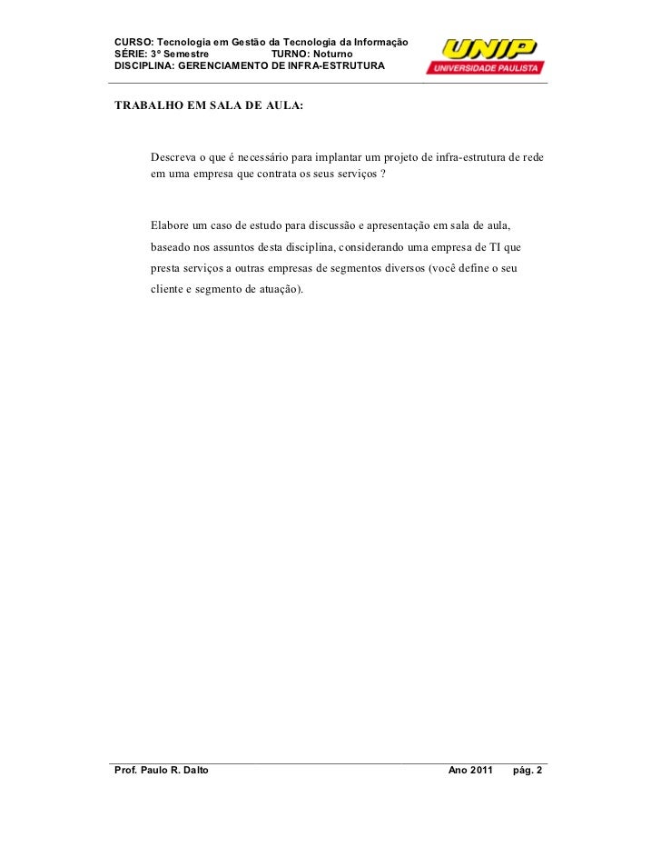 Curso gestao da informacao
