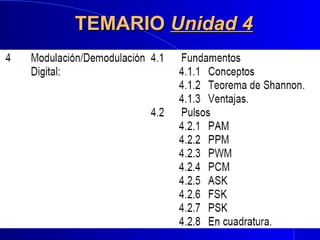 TEMARIO Unidad 4

 