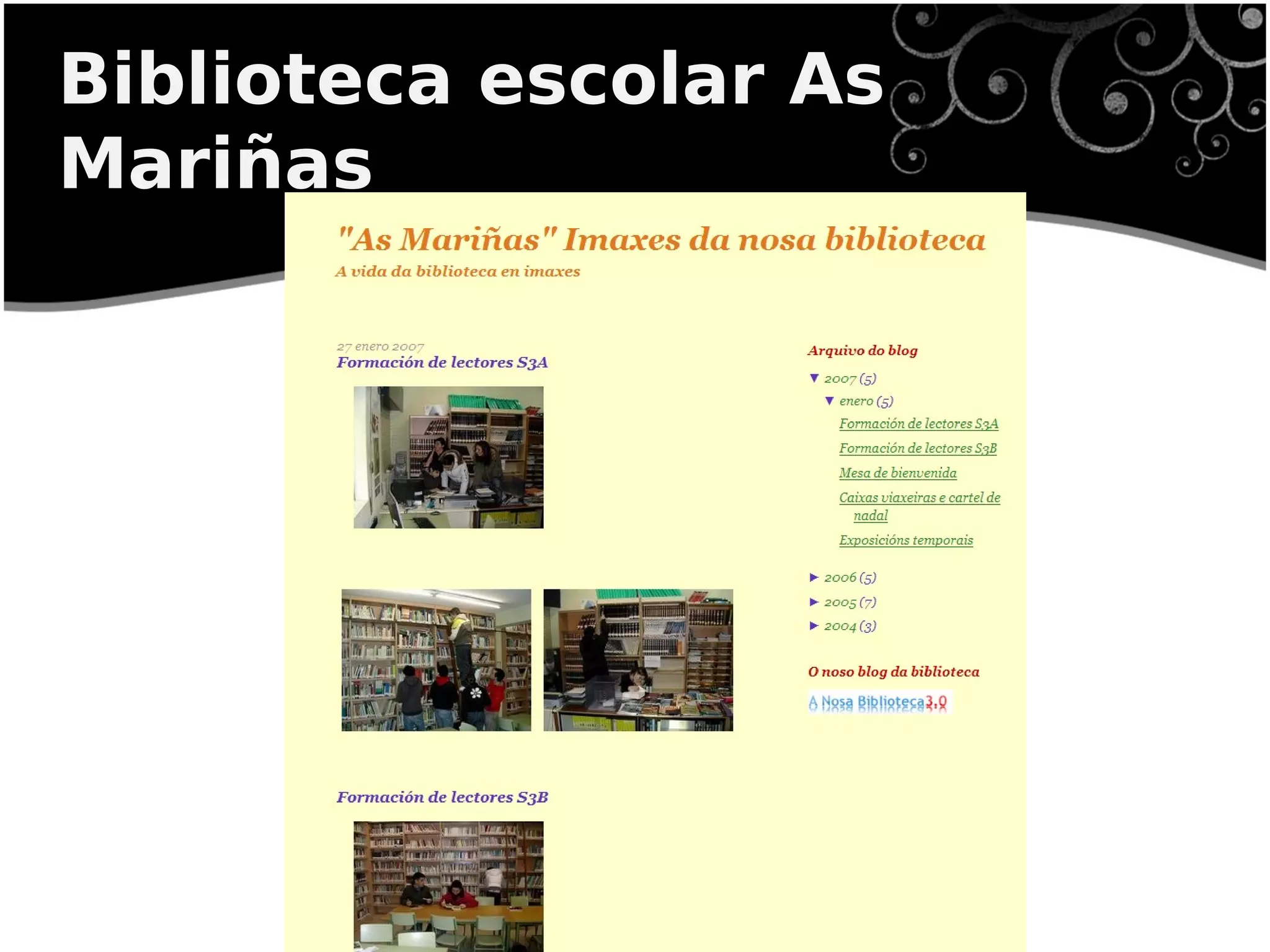Biblioteca escolar As
Mariñas
 