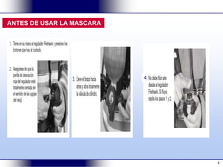 8
ANTES DE USAR LA MASCARA
4
 