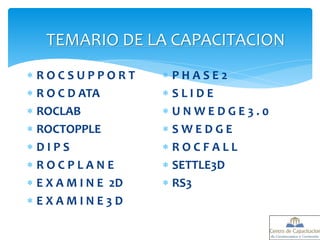 Curso uso de software geomecanico set 2013 | PDF