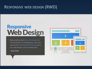 RESPONSIVE WEB DESIGN (RWD)
 