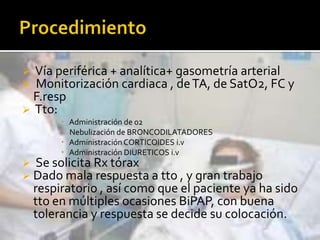    CPAP    Problema VentilatorioEPOC