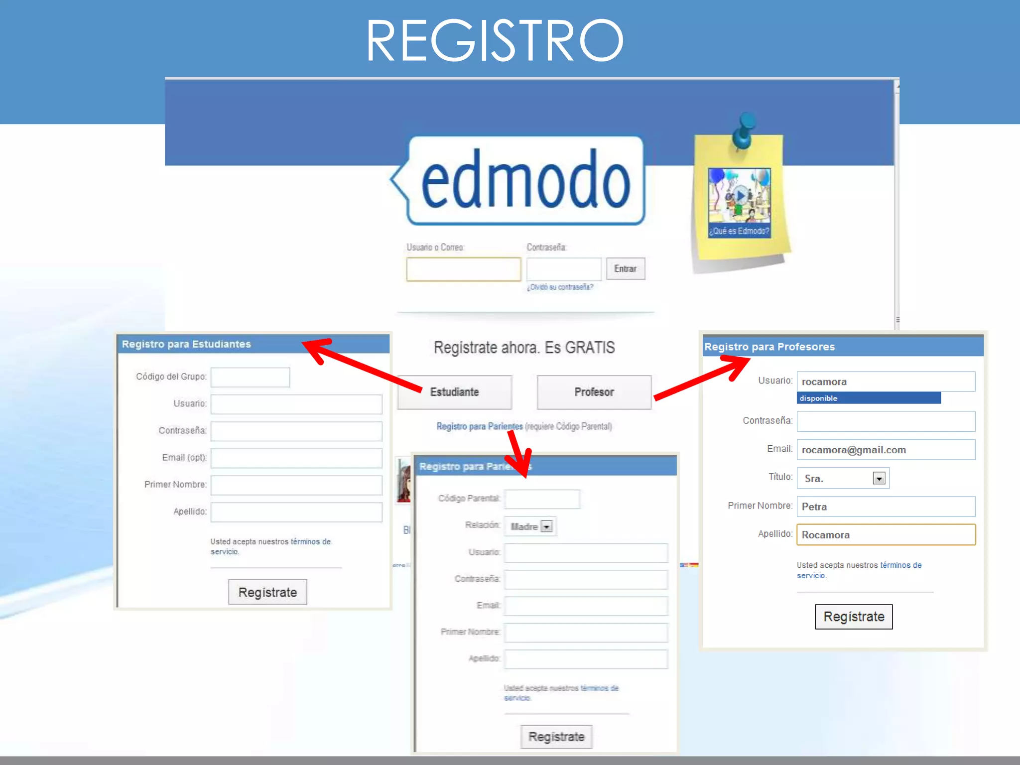 REGISTRO
 