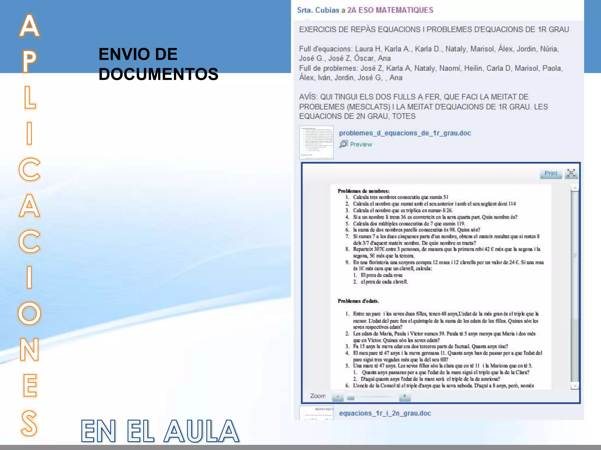 ENVIO DE
DOCUMENTOS
 
