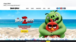 Angry Birds
http://www.angrybirds.com/
 