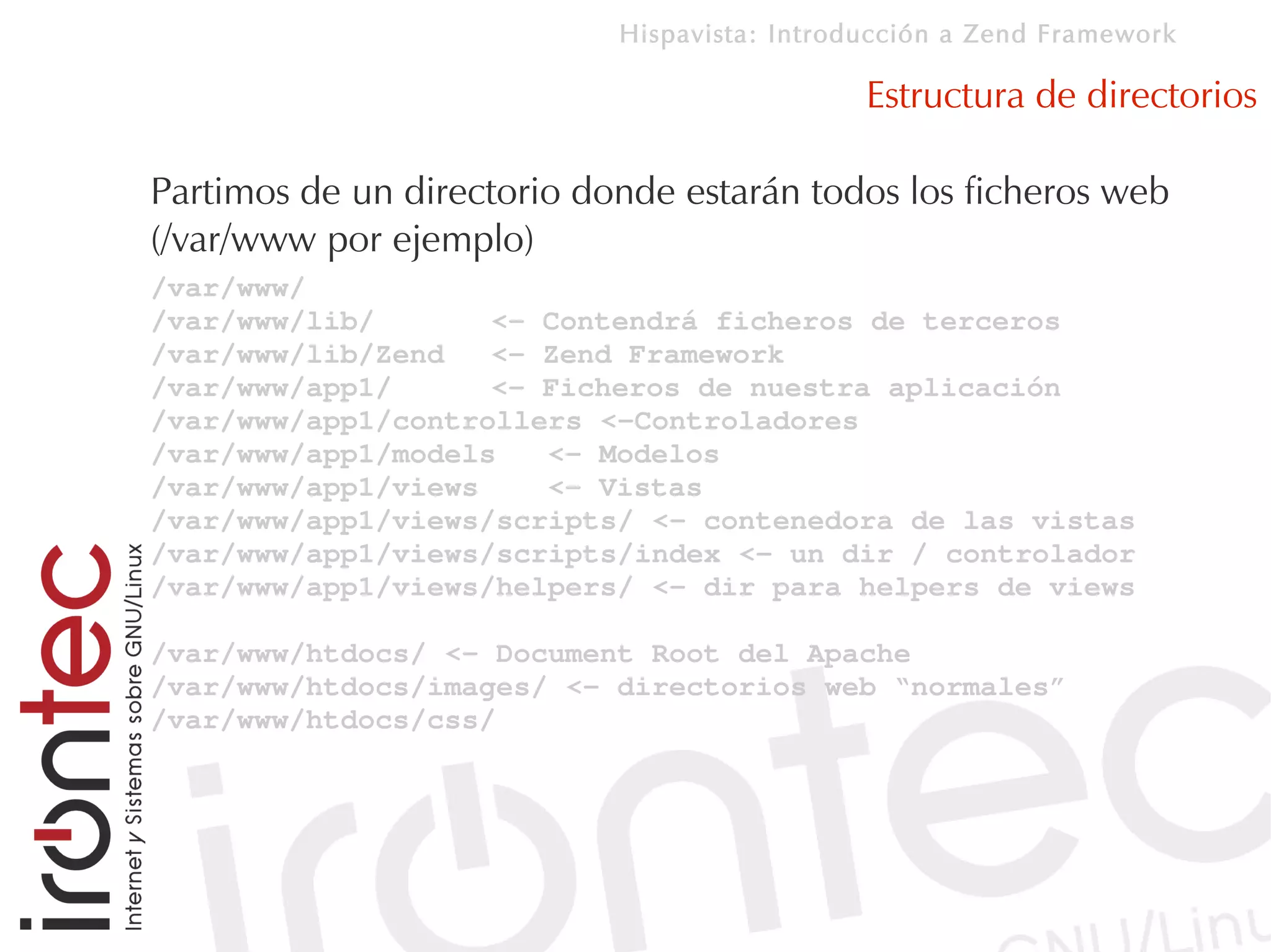 Introducción a Zend Framework