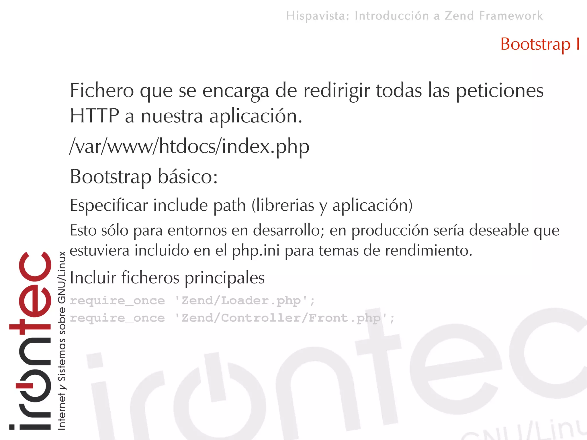 Introducción a Zend Framework