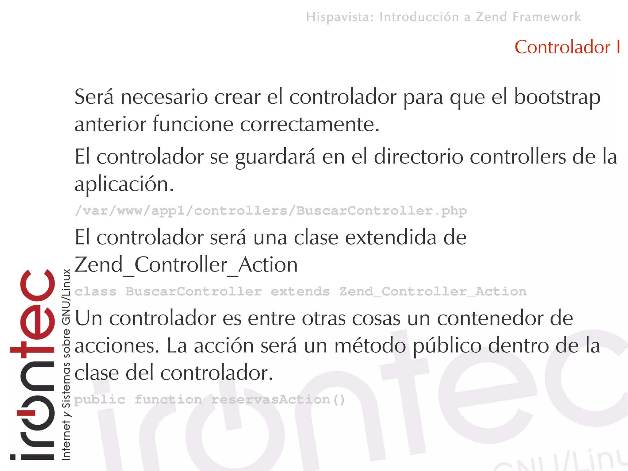 Introducción a Zend Framework