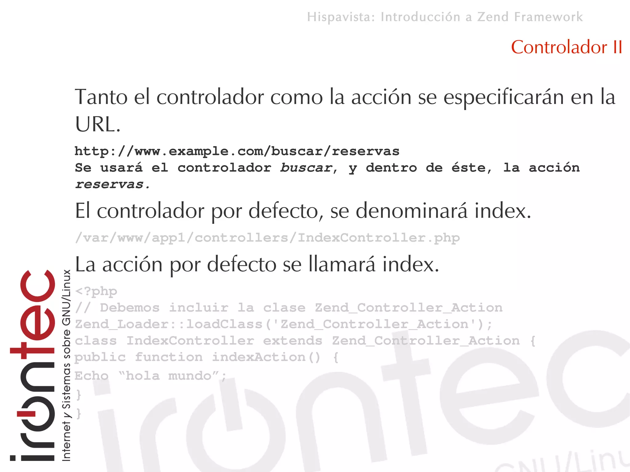 Introducción a Zend Framework