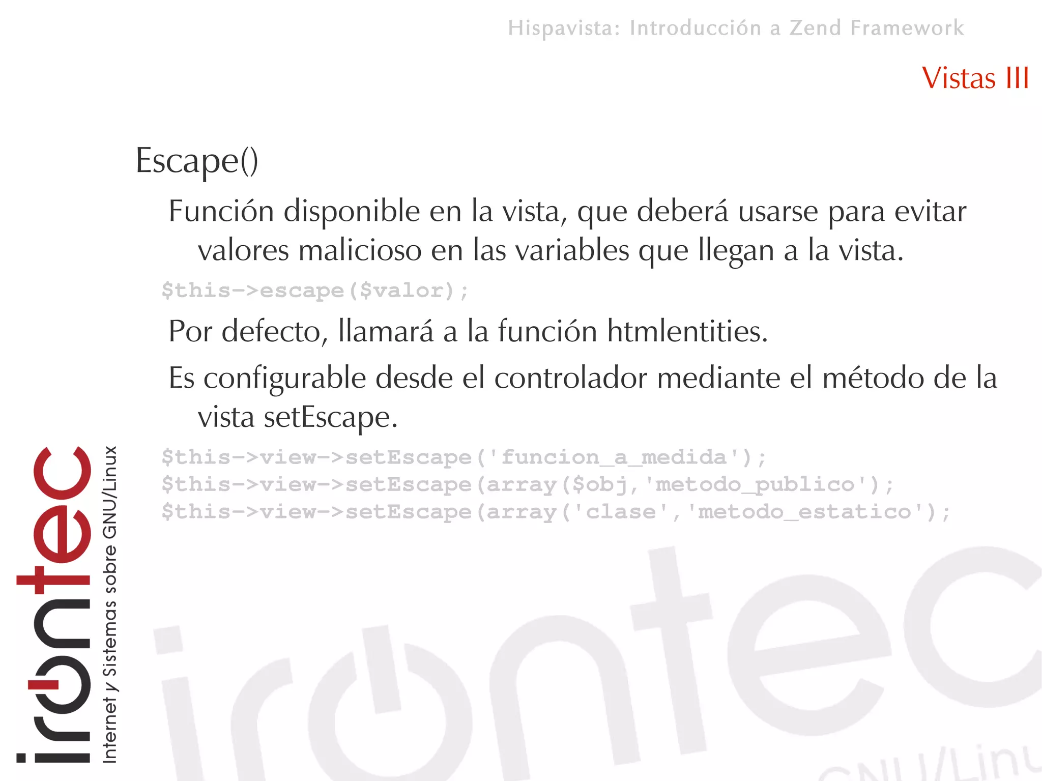 Introducción a Zend Framework