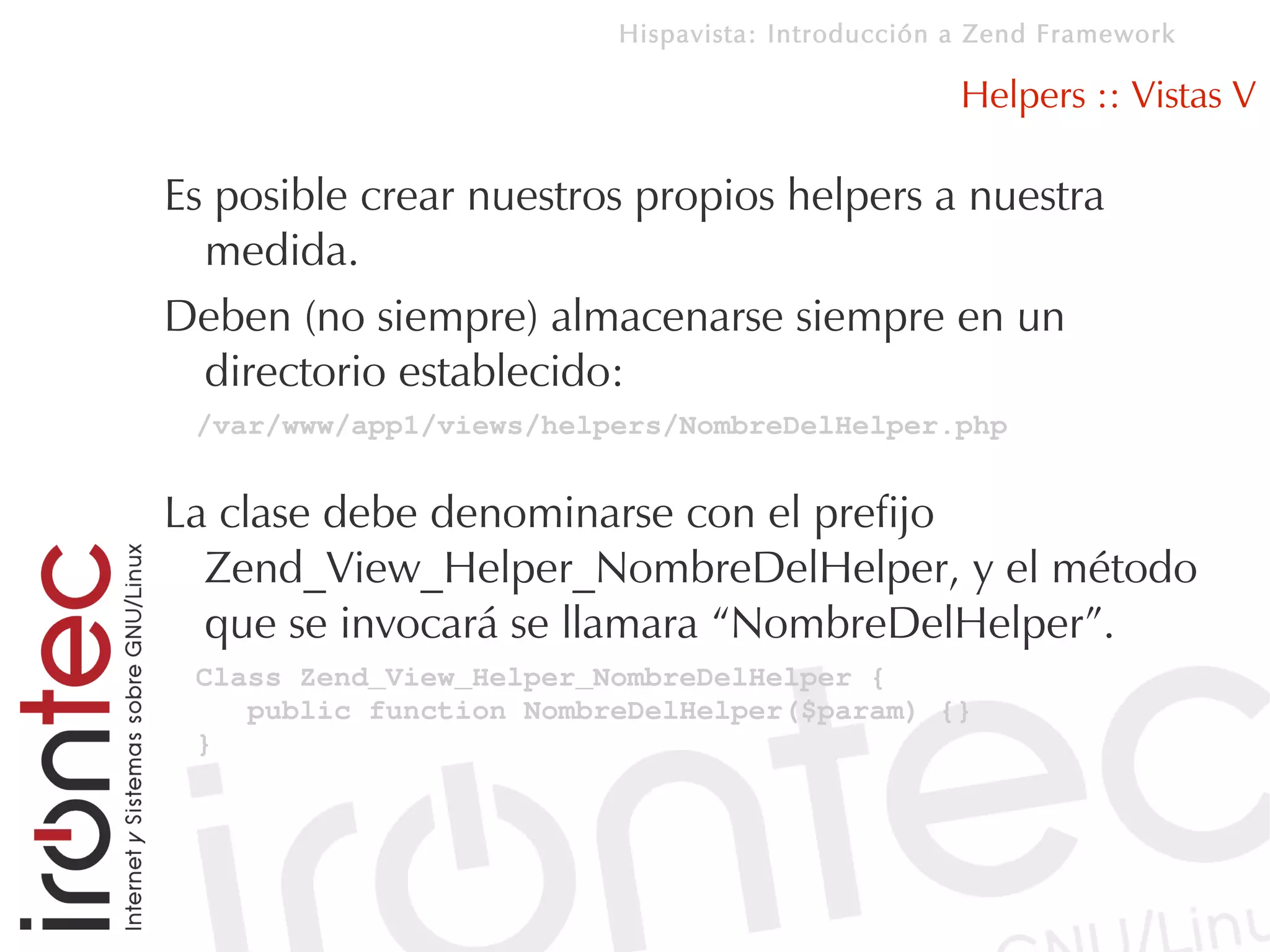Introducción a Zend Framework