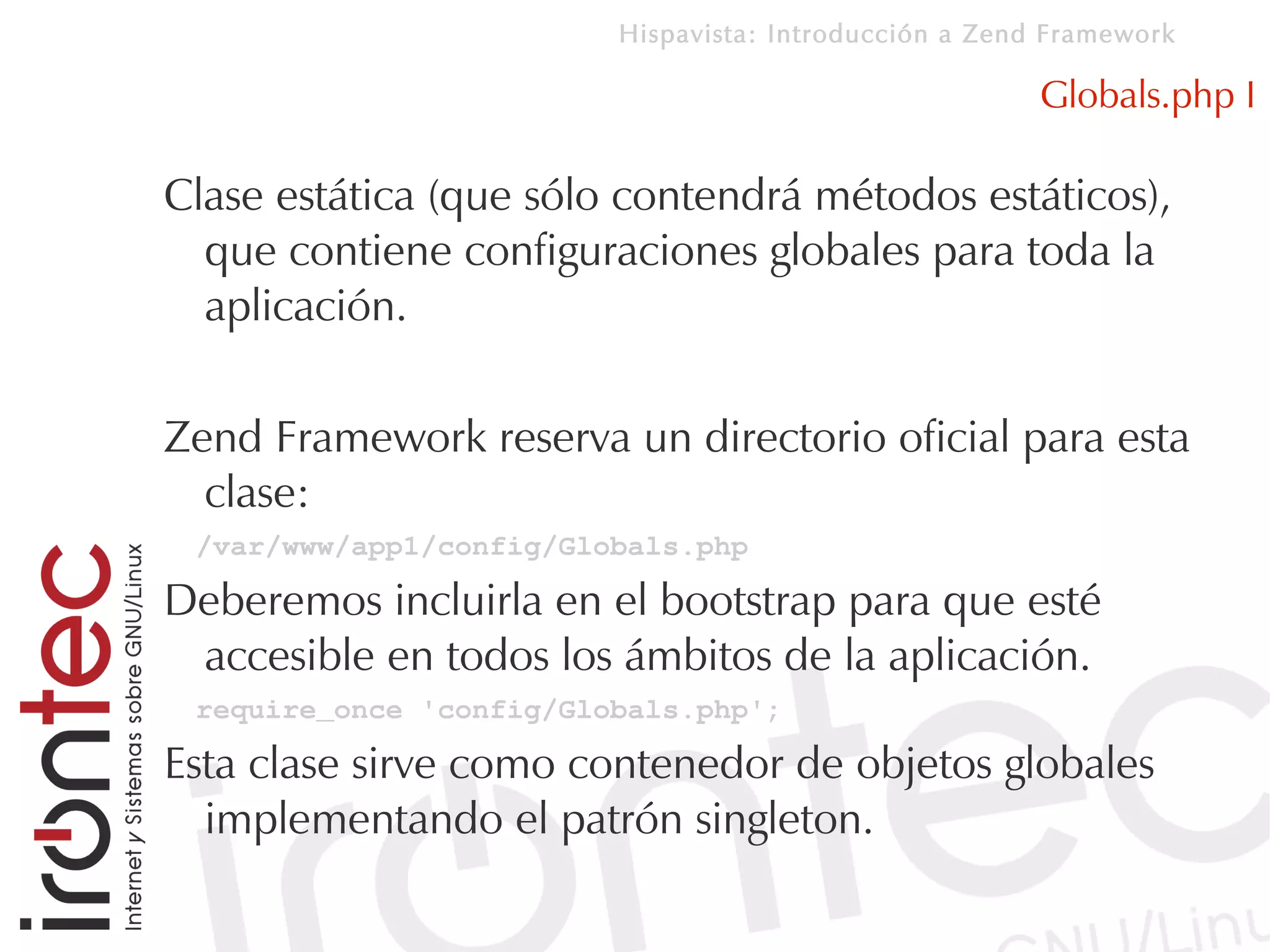 Introducción a Zend Framework