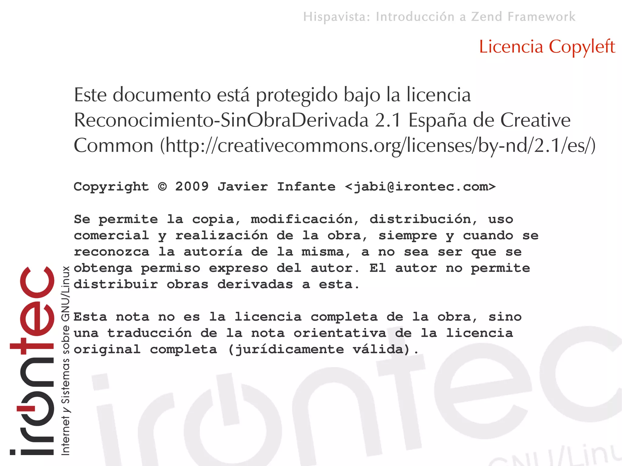 Introducción a Zend Framework